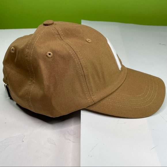Palace Skateboards Tan Canvas P Initial 6 Panel Adjustable Hat Cap - Picture 5 of 10